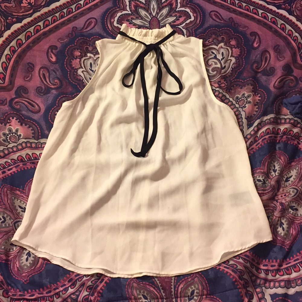 SOLD! Who What Wear sheer blouse